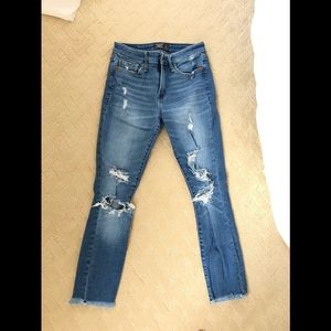 Abercrombie & Fitch Low rise super skinny jeans